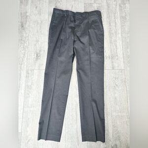 Express Performance Slim Stretch Easy Care 32 X 32 gray Men's Flat front Pants